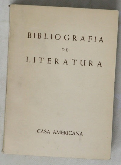 Bibliografia de Literatura