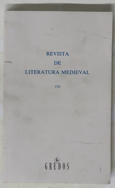 Revista de literatura medieval VIII