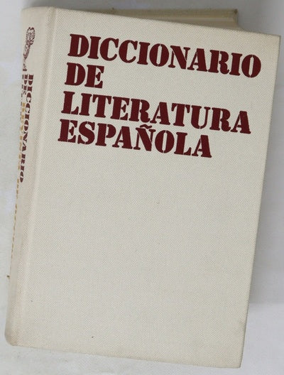 Diccionario de literatura española