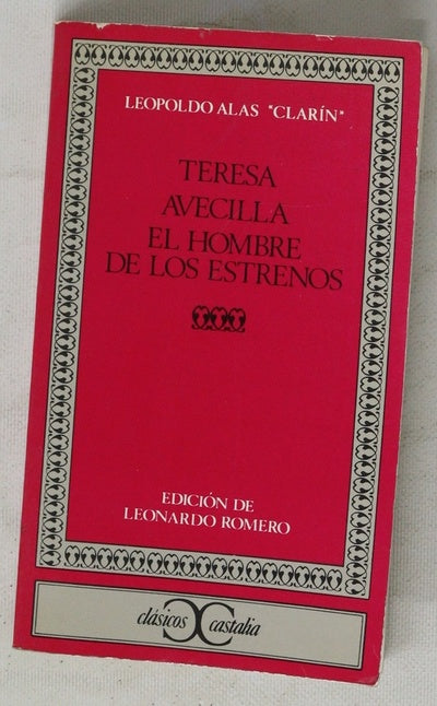 Teresa Avecilla ; El hombre de los estrenos