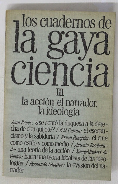 Los cuadernos de la gaya ciencia