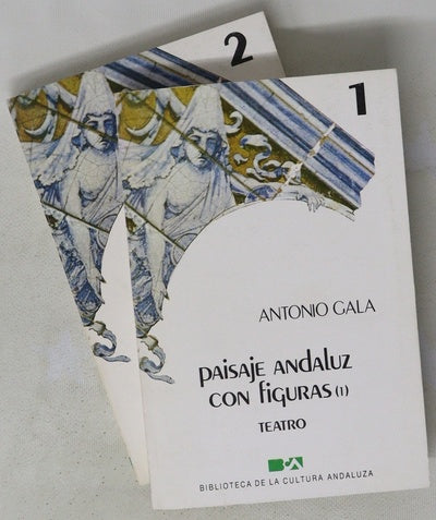 Paisaje andaluz con figuras