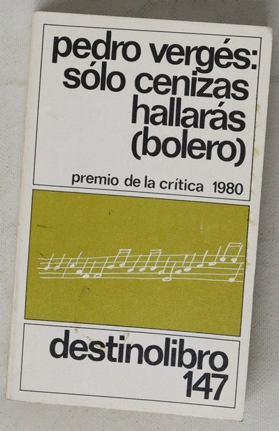 Sólo cenizas hallarás (bolero)...