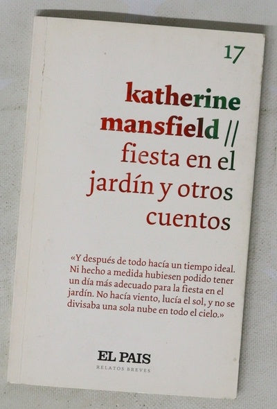 Fiesta en el jardín y otros cuentos