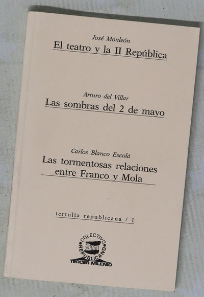 El teatro y la II República