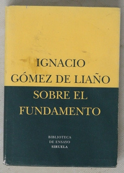 Sobre el fundamento