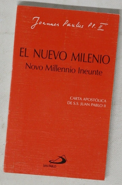 El nuevo milenio Novo millennio ineunte