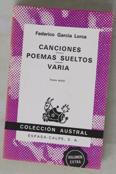 Canciones ; Poemas sueltos ; Varia