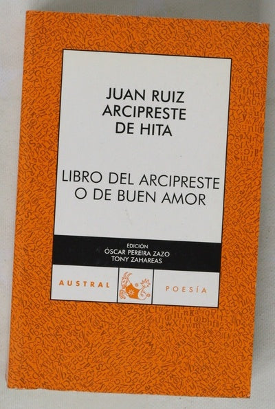 Libro del arcipestre o De buen amor