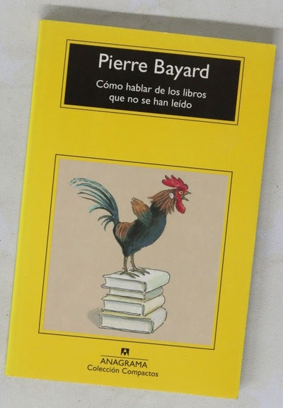 Cómo hablar de los libros que no se han leído