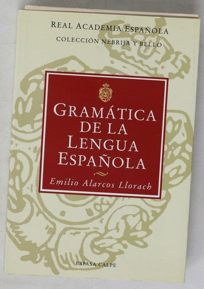 Gramática de la lengua española
