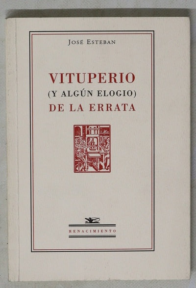 Vituperio (y algún elogio) de la errata