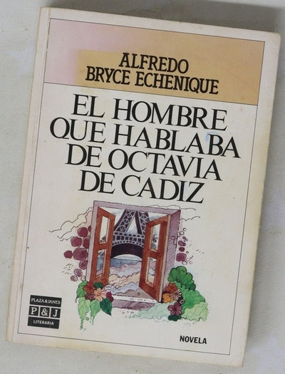 El hombre que hablaba de Octavia de Cádiz cuaderno de navegación en un sillón Voltaire