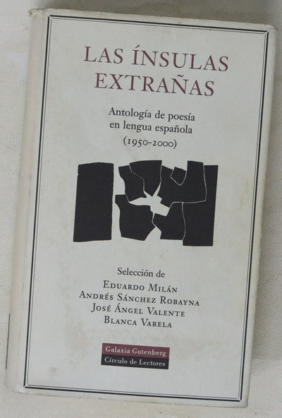 Las ínsulas extrañas antología de poesía en lengua española (1950-2000)