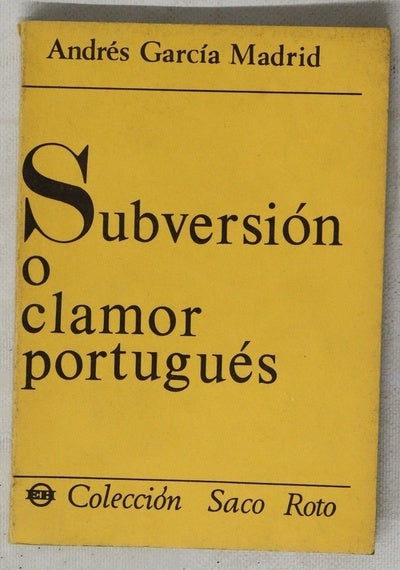 Subversión o Clamor portugués