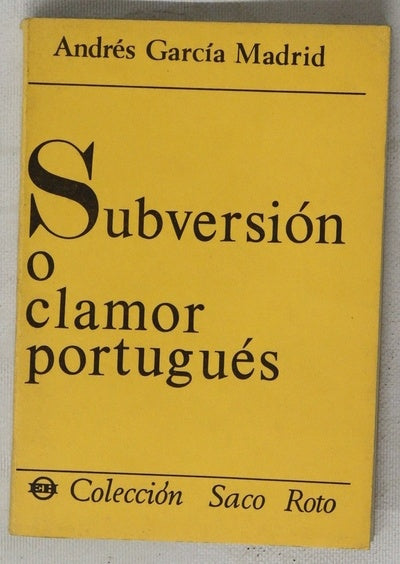 Subversión o Clamor portugués