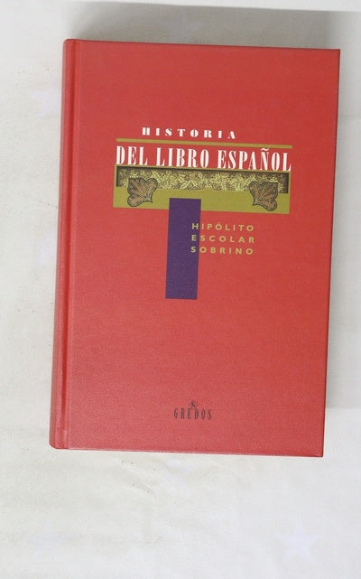 Historia del libro español
