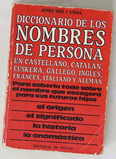 Diccionario de los nombres de persona