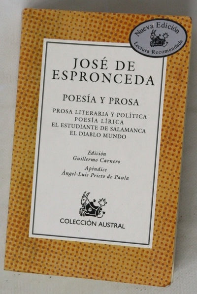 Poesía y prosa