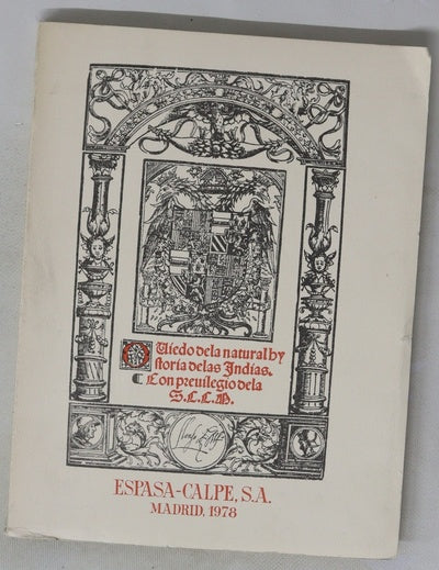 Sumario de la natural y general historia de las Indias