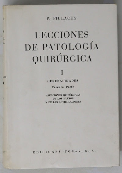 Lecciones de Patología quirúrgica I
