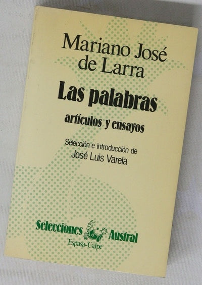Las palabras artículos y ensayos