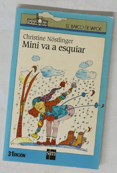 Mini va a esquiar