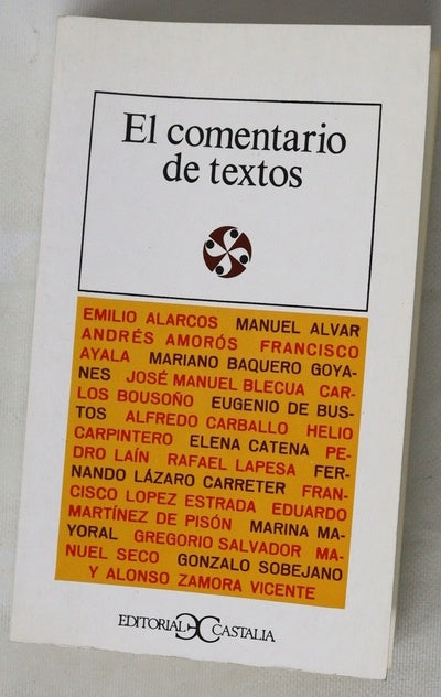 El comentario de textos