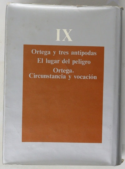 Ortega y tres antípodas