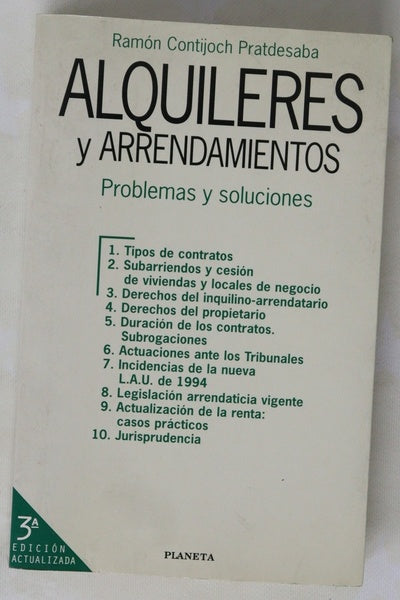 Alquileres y arrendamientos problemas y soluciones