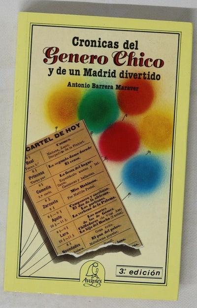 Crónicas del género chico y de un Madrid divertido