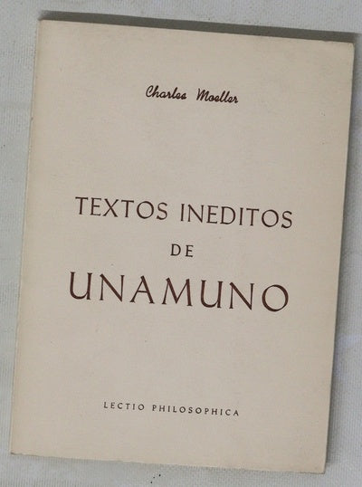 Textos inéditos de Unamuno