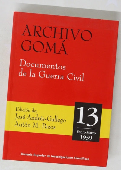 Archivo Gomá documentos de la guerra civil