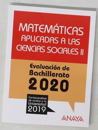 Matemáticas aplicadas a las ciencias sociales II
