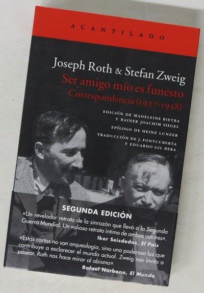 Ser amigo mío es funesto : correspondencia