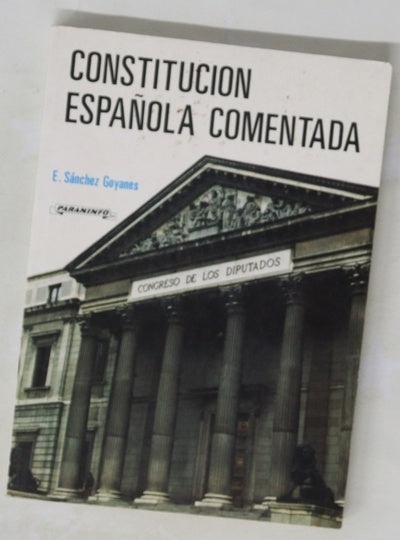 Constitución española comentada