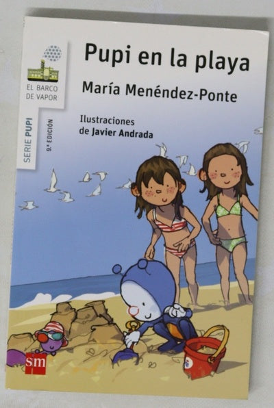 Pupi en la playa