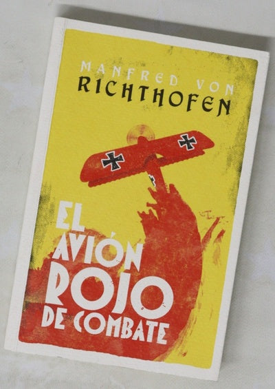 El avión rojo de combate
