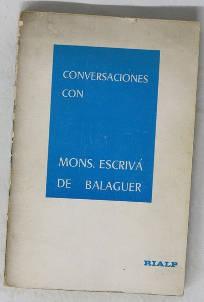 Conversaciones con; Mons. escriva de Balaguer