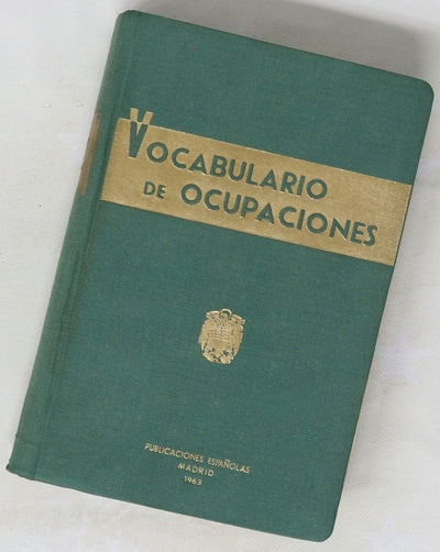 Vocabulario de ocupaciones Dirección General de Empleo