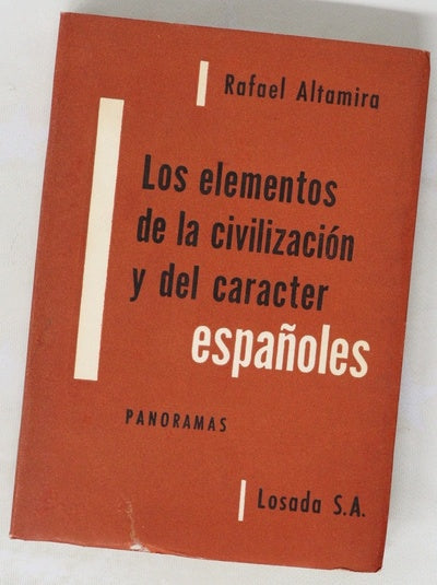 Los elementos de la civilizacion y del caracter, Españoles