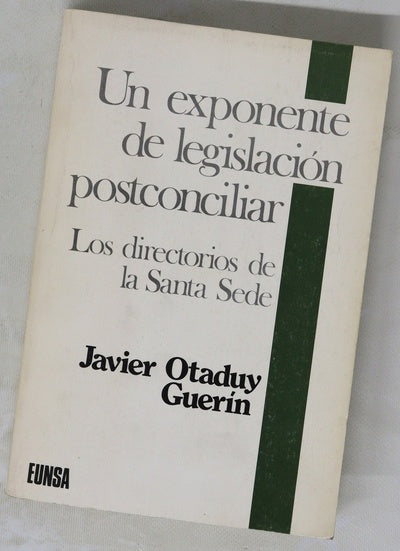 Un exponente de legislación postconciliar los directorios de la Santa Sede