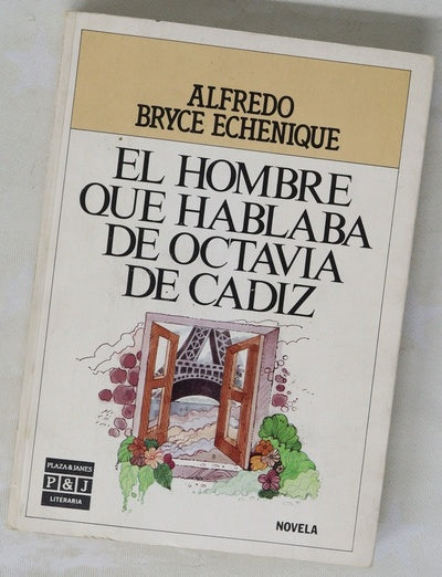 El hombre que hablaba de Octavia de Cádiz cuaderno de navegación en un sillón Voltaire