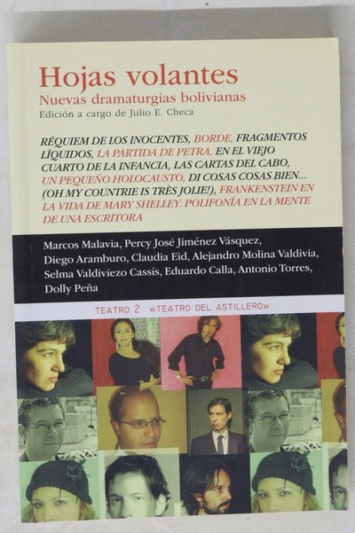 Hojas volantes nuevas dramaturgias bolivianas