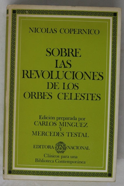 Sobre las revoluciones (de los orbes celestes)