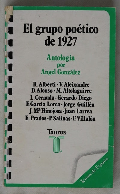 El grupo poético del 27 antología
