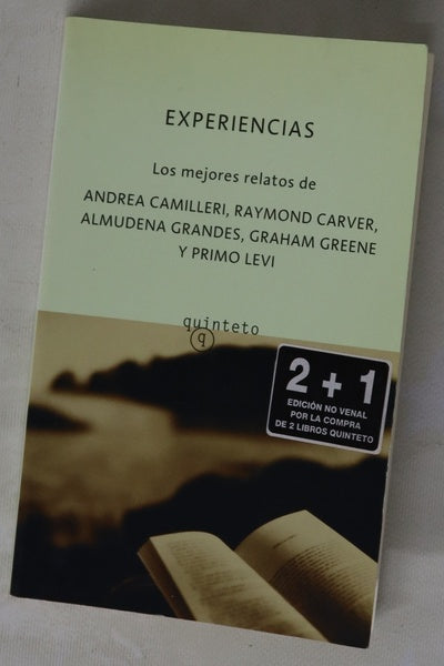 Experiencias los mejores relatos de Andrea Camilleri, Raymond Carver, Almudena Grandes, Graham Green y Primo Levi