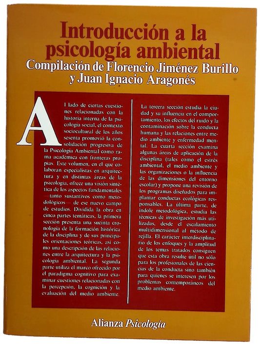 Introducción a la psicología ambiental