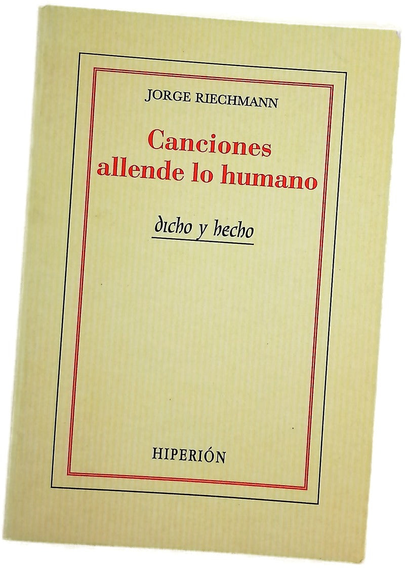 Canciones allende lo humano