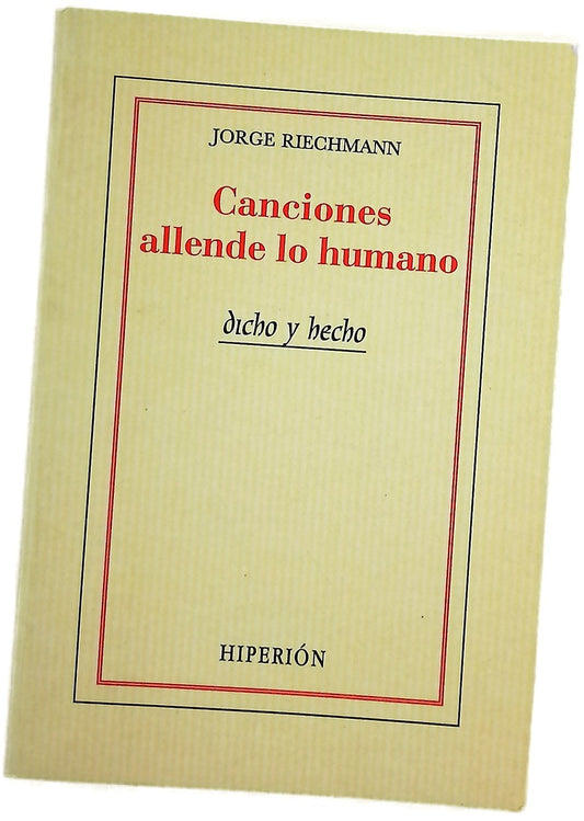 Canciones allende lo humano